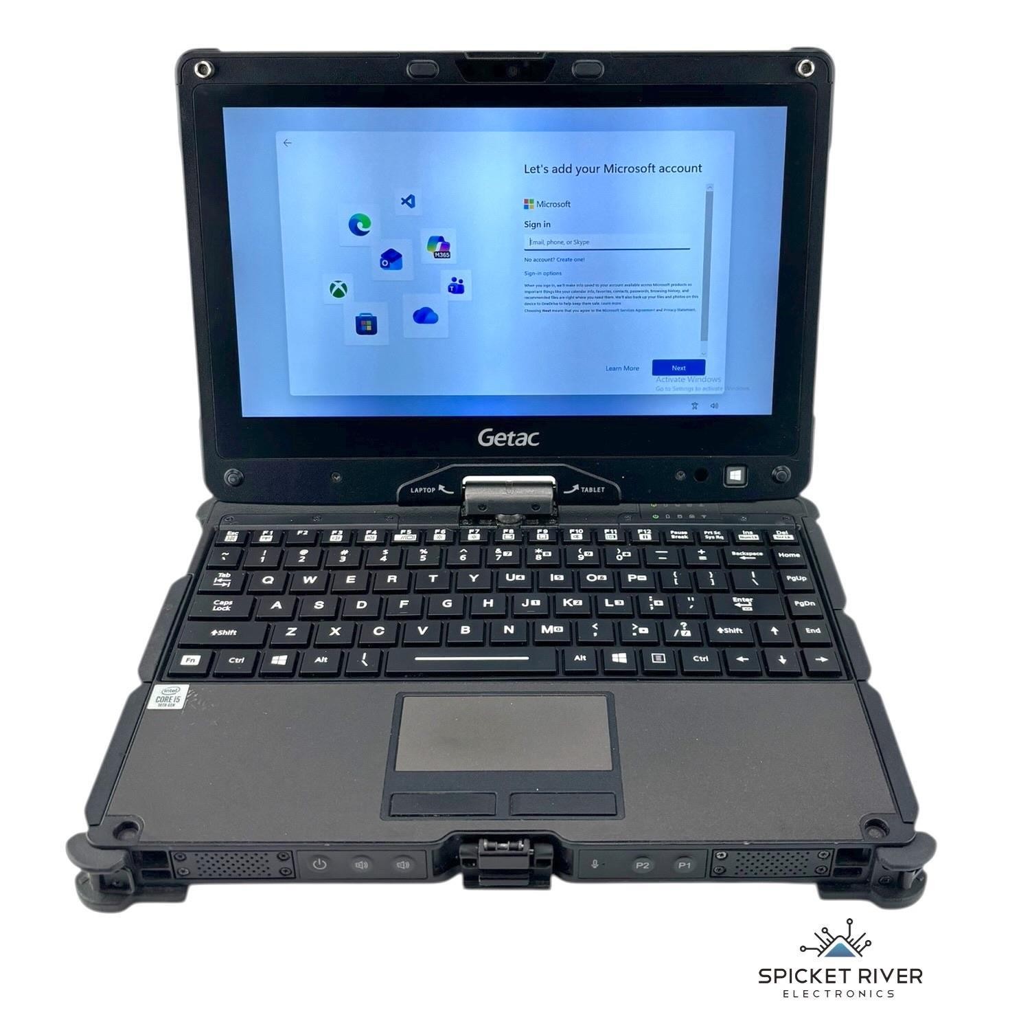 Getac V110G6 Quad Core i5-10210U 1.60GHz 256GB SSD 16GB RAM – READ #217646