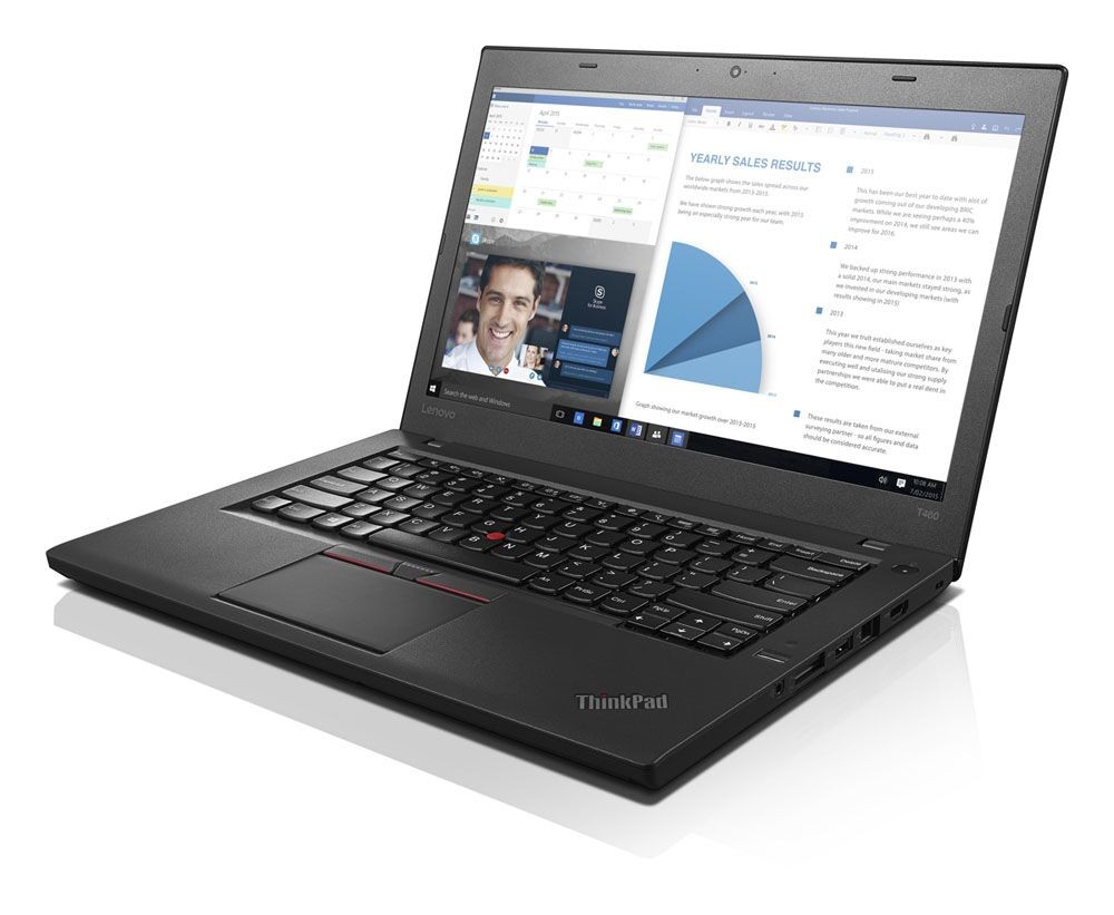 Lenovo ThinkPad T460 14″ Intel Core i5-6300U 8GB DDR3 256GB SSD W11P Laptop BK