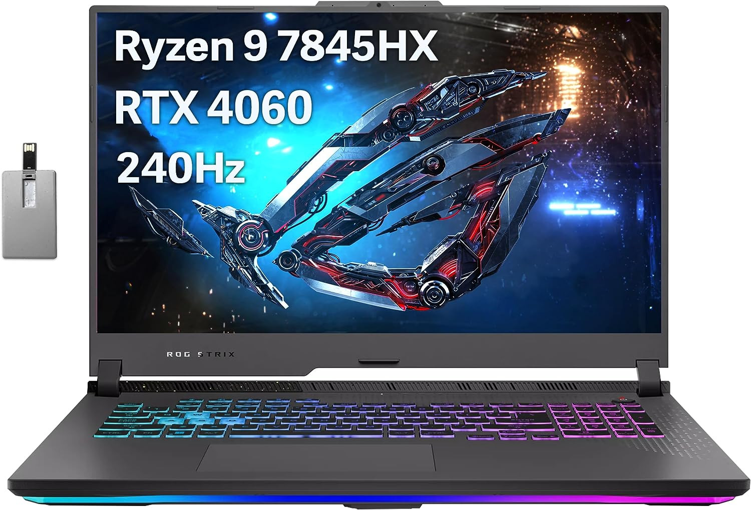 Asus ROG Strix G17 17.3 QHD Gaming Laptop AMD Ryzen 9 Geforce 64GB 4TB Win 11