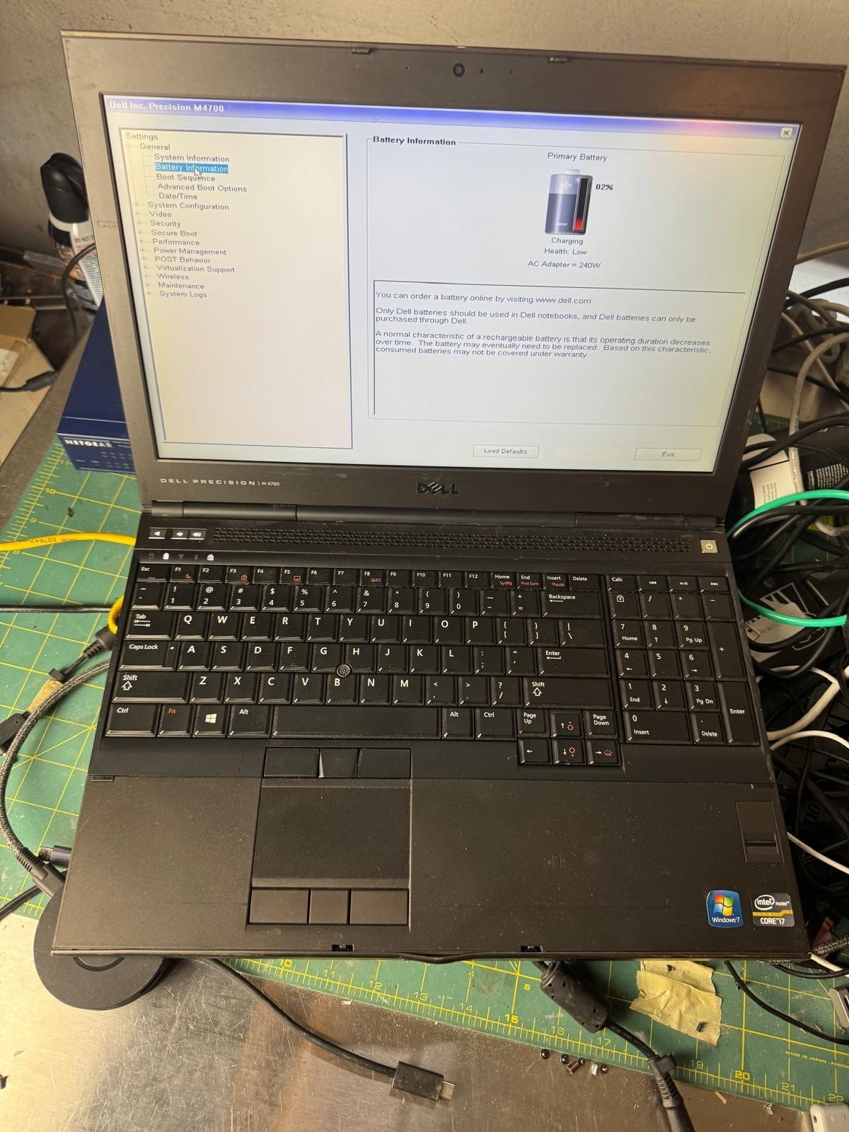 Dell Precision M4700 Intel i7 3940XM, 16GB RAM, 750GB HDD, 15″ Laptop *READ#4268