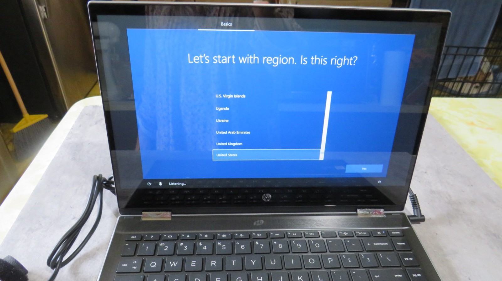 HP Pavilion x360 14” Laptop, 11th Gen Intel Core i5-1135G7, Needs Battery