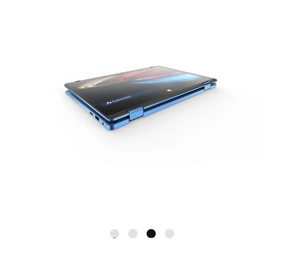 Gateway Convertible 11.6″ (64GB SSD, Intel Celeron 4020, 1.10GHz, 4GB RAM)…