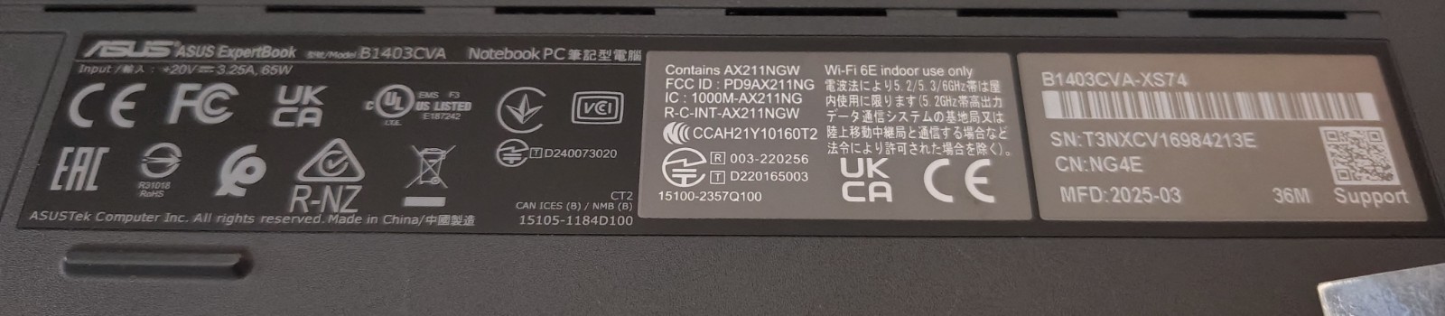 2025 Asus 14″ ExpertBook B1 FHD i7-1355U 16GB RAM 512GB SSD Win 11 Pro Laptop