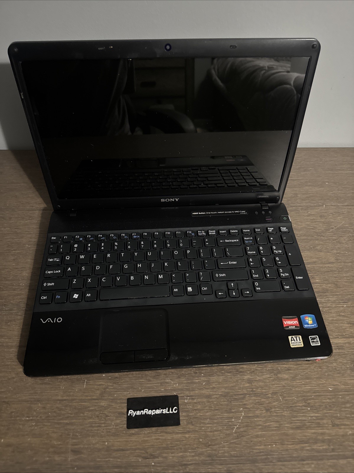 Sony Vaio PCG-61611L Laptop 15.6″ Ubuntu 8gb ram with power cable