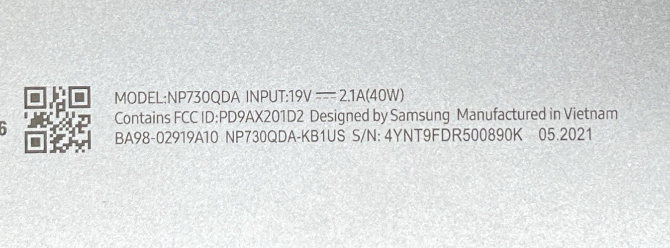 Samsung Galaxy Book Flex2 Alpha | NO POWER | NO SSD | NO RAM | FOR PARTS |