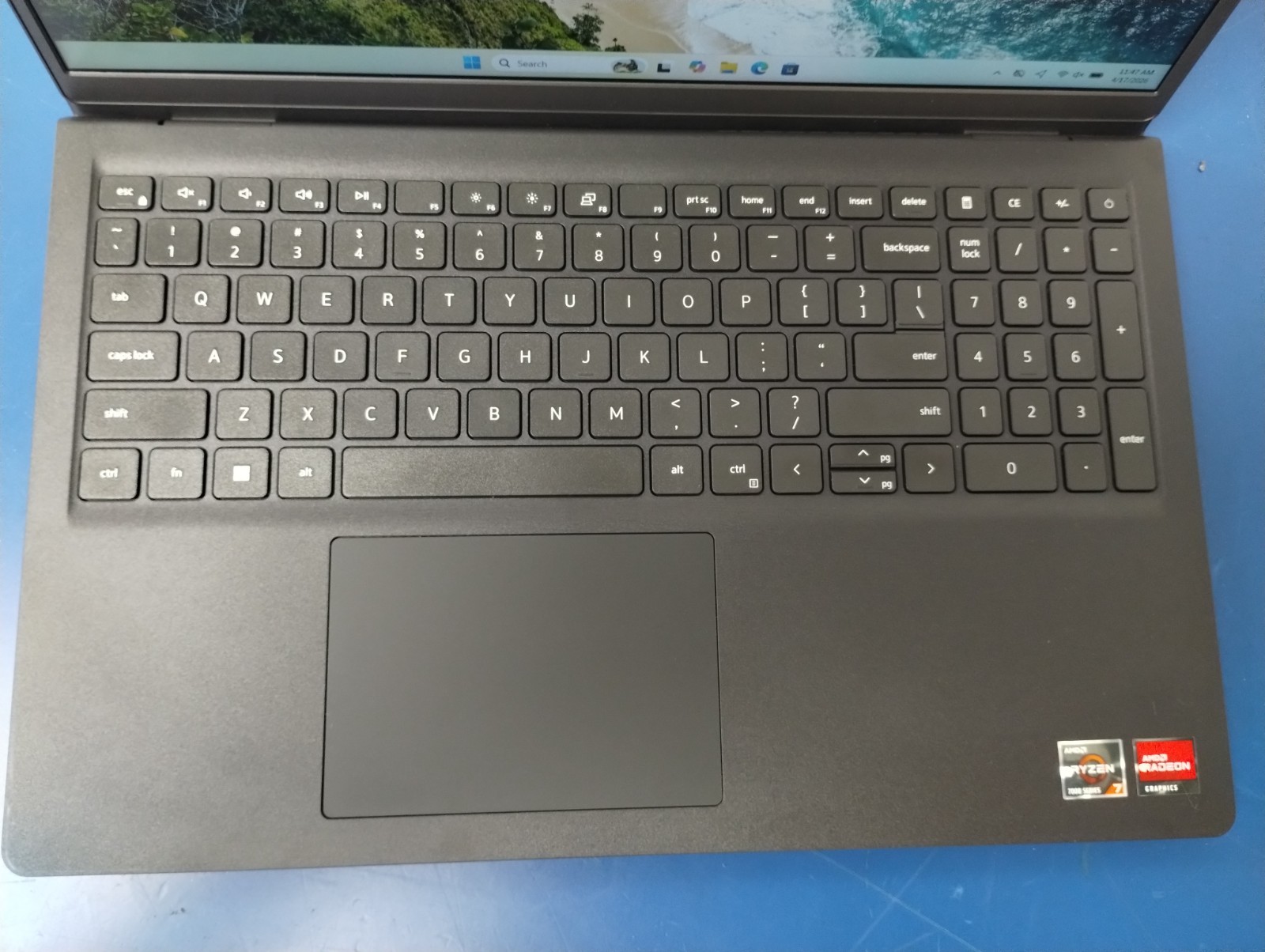 DELL 15 DC15255 G8MK9, AMD Ryzen 7 7730U, 2.00 GHz, 16 GB RAM 512 GB NVMe SSD
