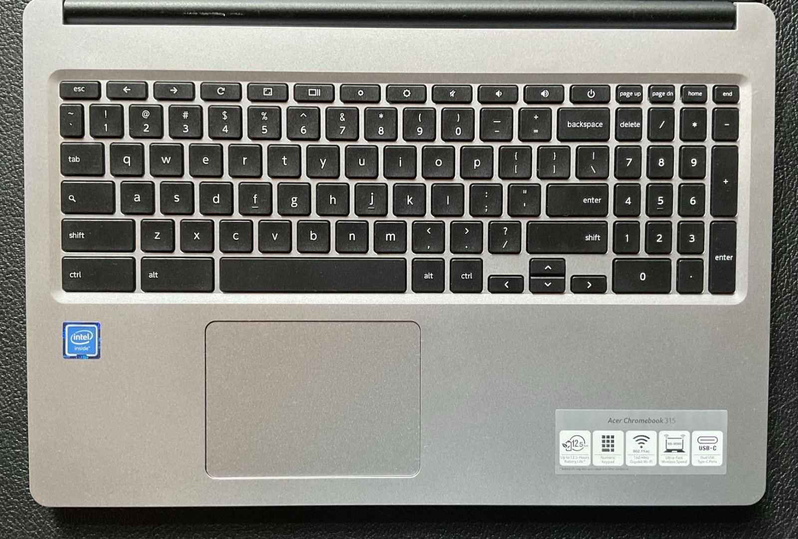 chromebook cb315-3h series in good condition comes without charger