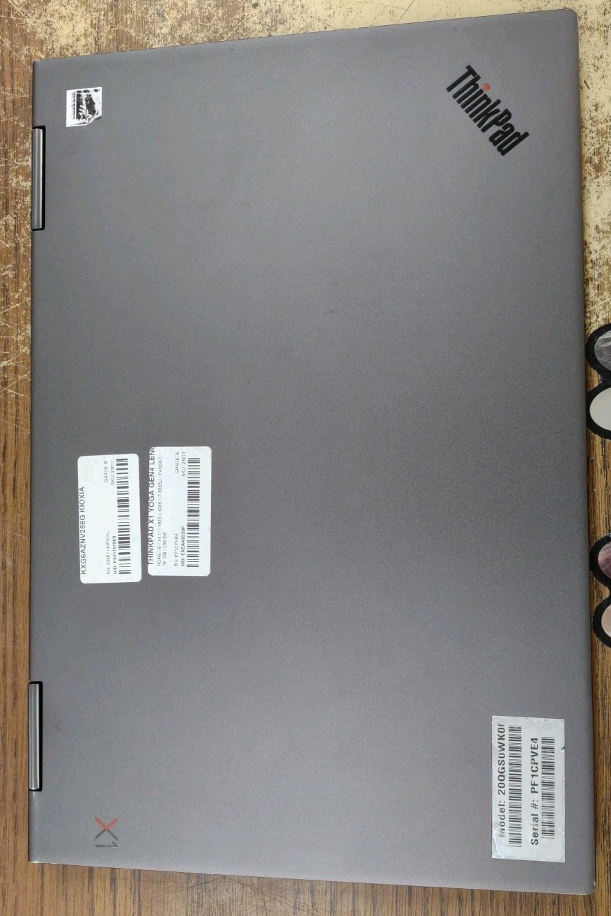 Lenovo ThinkPad X1 Yoga 4th Gen 14″ W/16GB, 256GB, i7-8665U, Touch, Stylus.