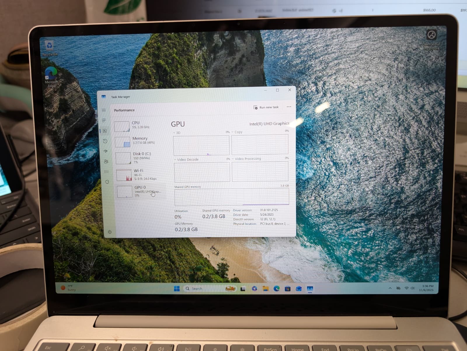 Microsoft Surface Laptop Go 12.4″ Core i5-1035G1 8GB RAM 128GB SSD Win11 Pro-3