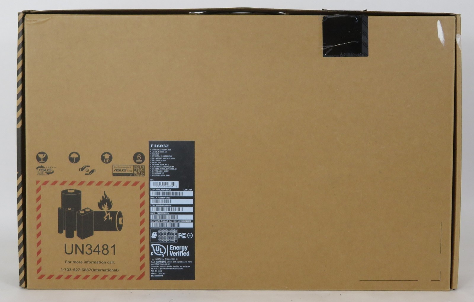 ASUS VivoBook 16X F1603ZA 16in i5-12500H 2.5GHz 8GB RAM 512GB SSD Windows 11