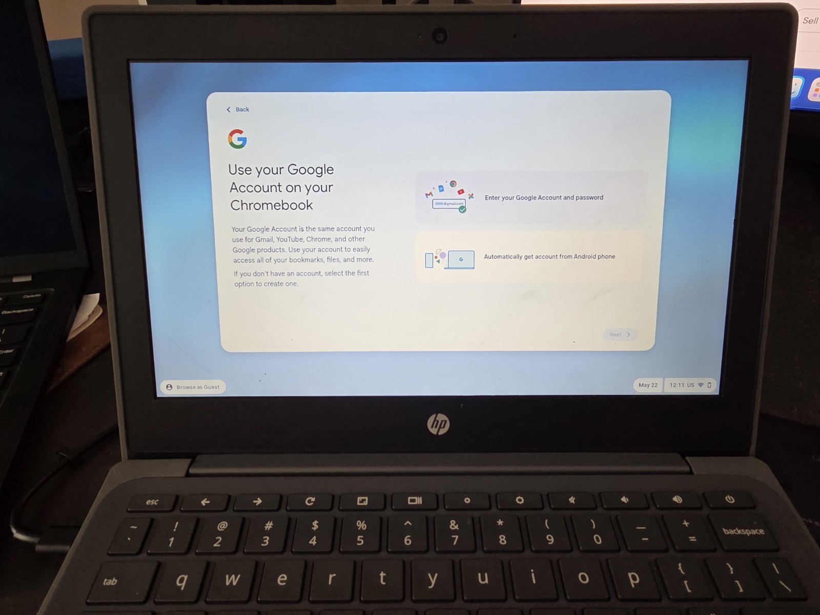 HP Chromebook 11A G8 EE 11.6″ Laptop Computer Google