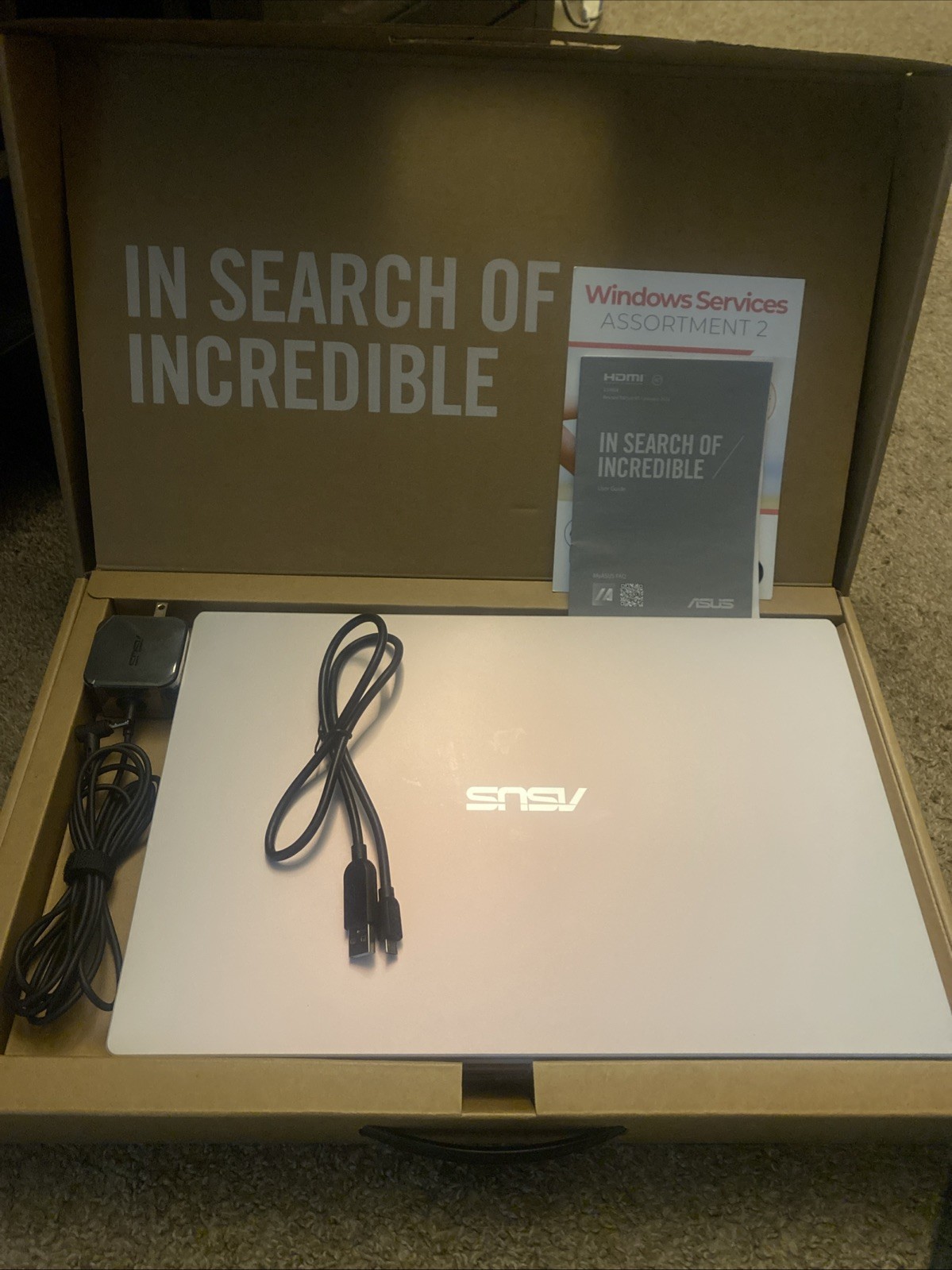 ASUS L510M Laptop. Model: L510MA-PS04-W 15.6 Inch HD Intel Celeron N4020 4GB