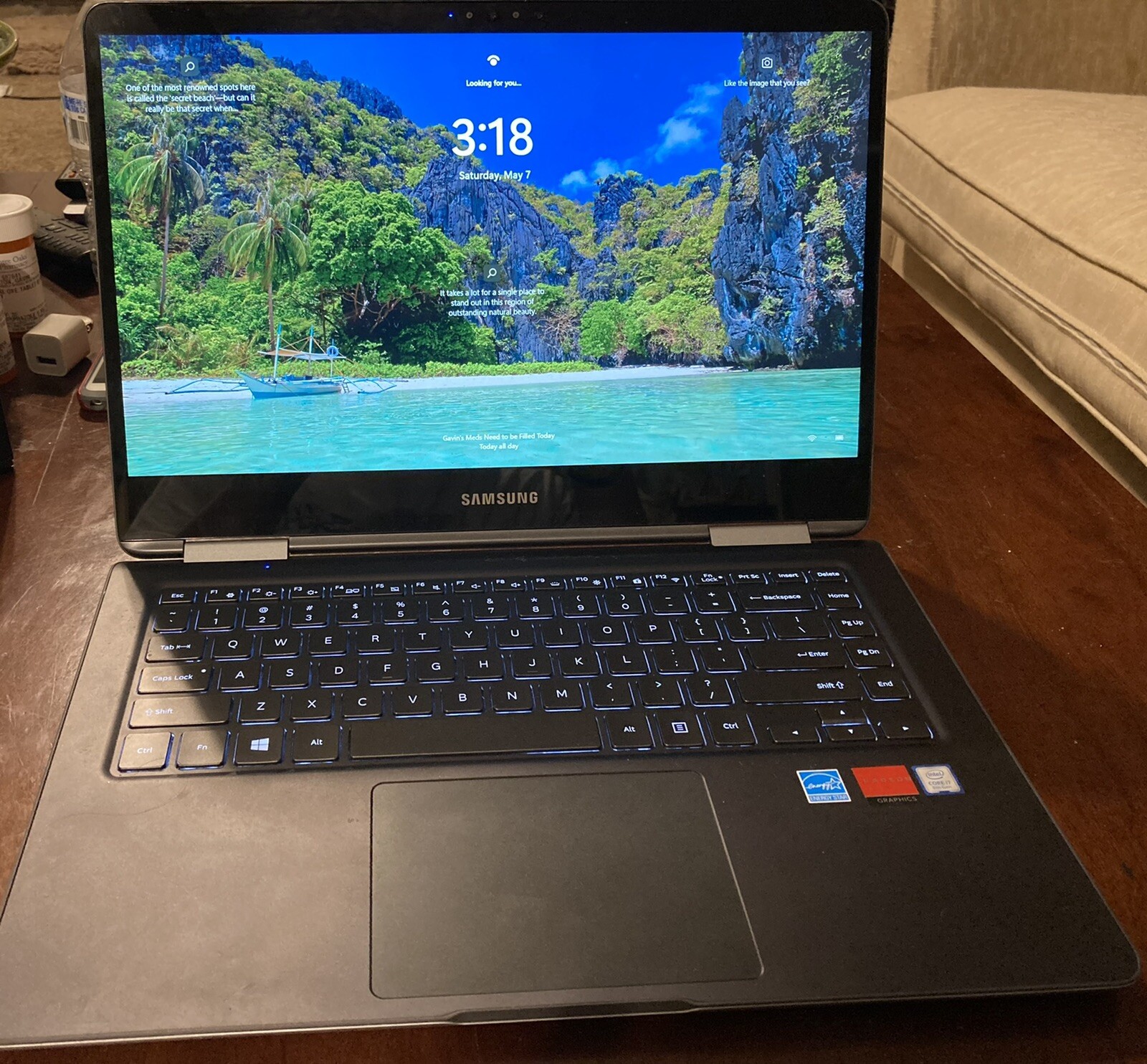 Samsung Notebook 9 Pro 15 inch (256GB, Intel Core i7 8th Gen., 4.00GHz, 16GB)…