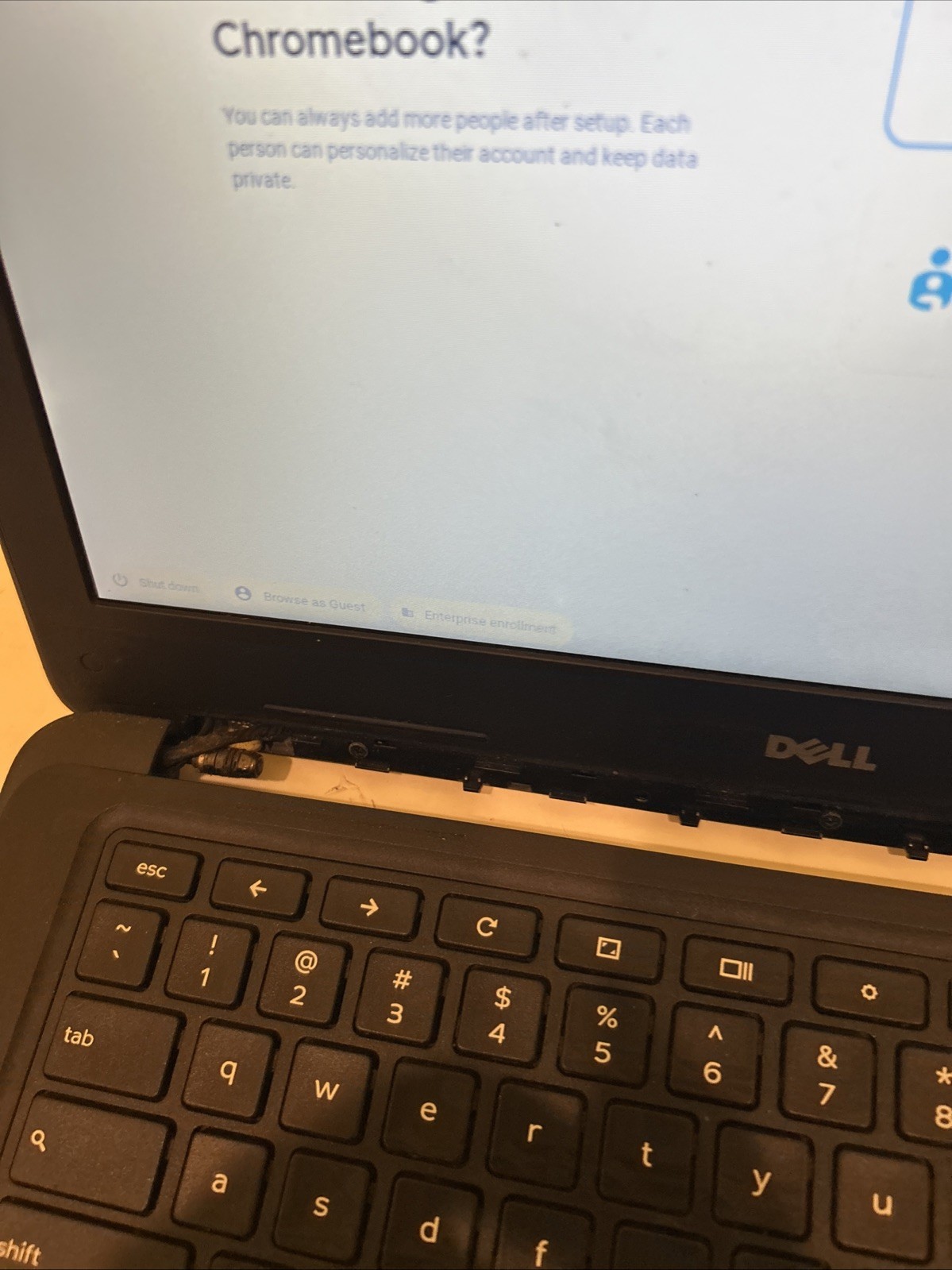 Dell Chromebook 13′ inch 3380 C3855 4GB Ram 16GB SSD **See Description**