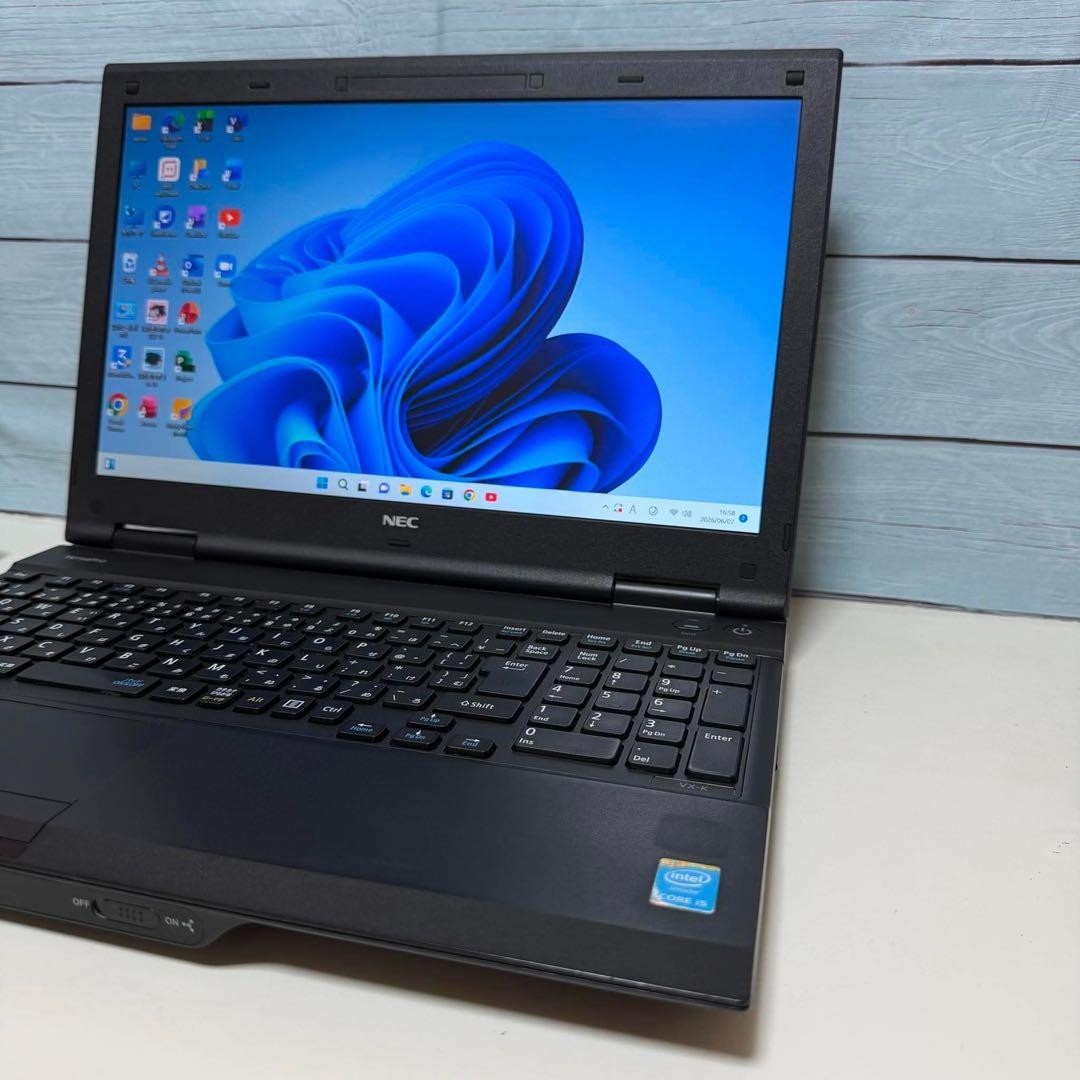 NEC VersaPro Laptop Windows 11 Pro 64 bit Core i5 SSD 128GB Black Used Japan