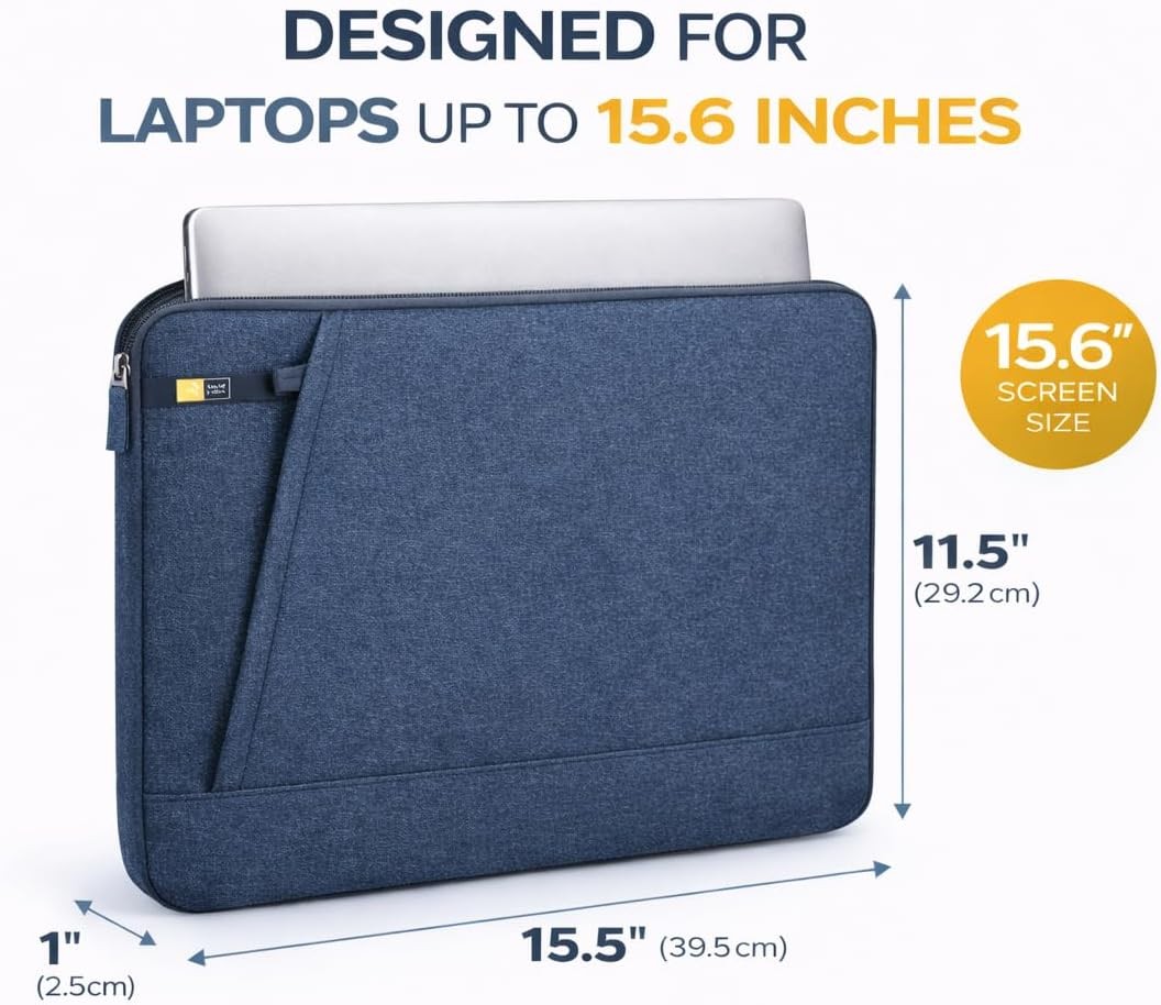Huxton Laptop Sleeve – 15.6 inches – Blue – WUXS115-3203759 for Protection