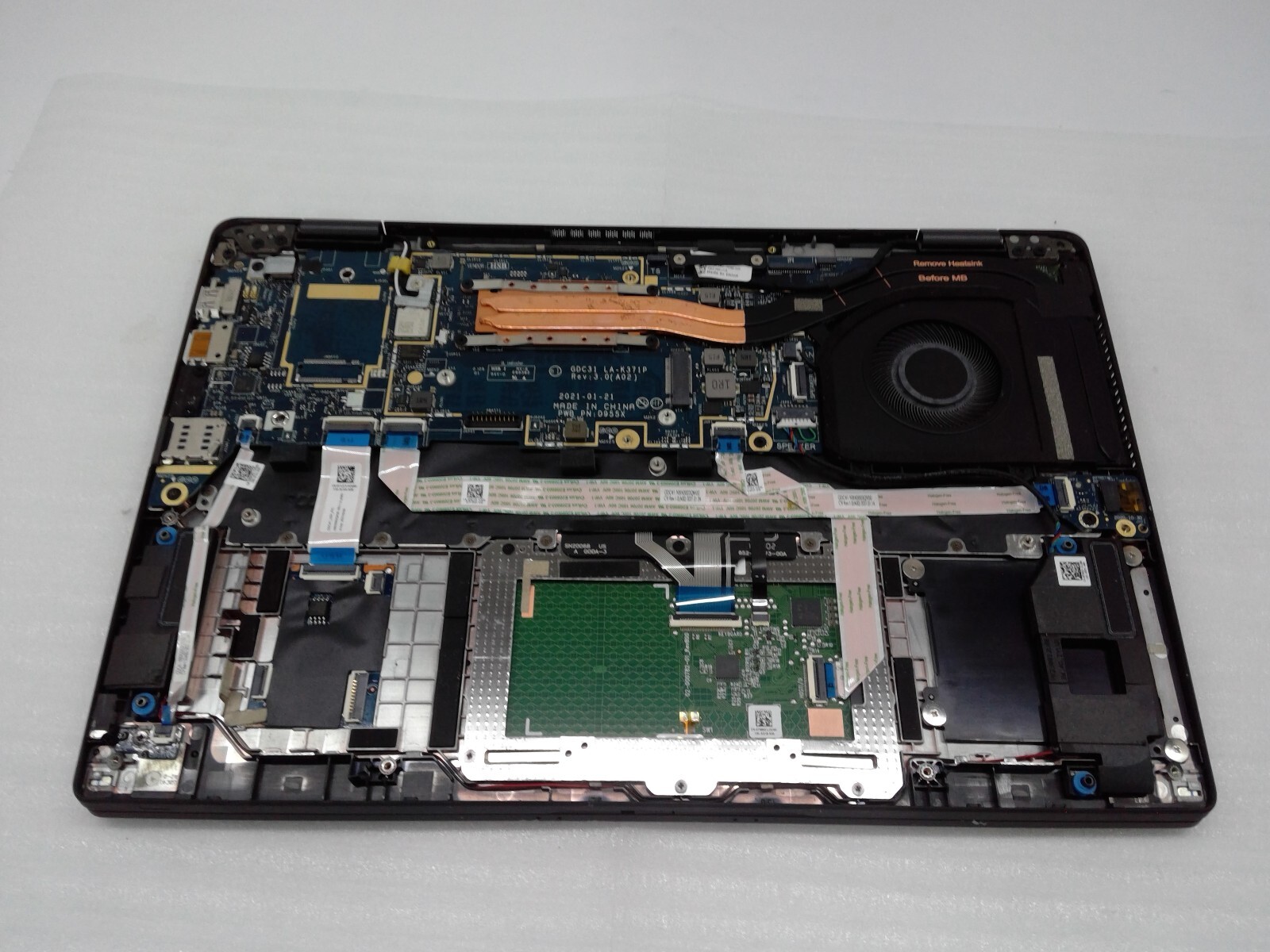 Latitude 7420 14″ Laptop i5-1135G7@2.4GHz 8G RAM No SSD /Battery /cover