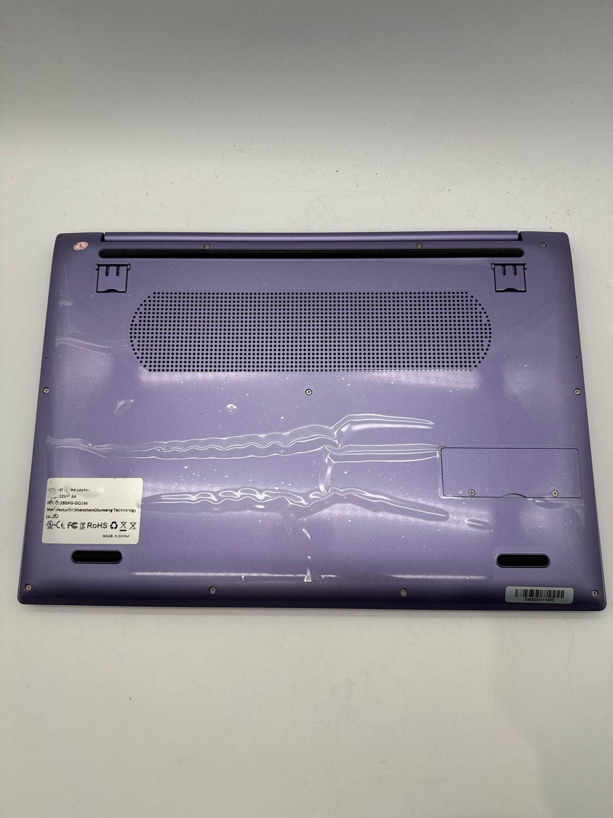 Nmybwo 16in Laptop Computer 12G RAM 512GB SSD N95 CPU Windows 11 Purple