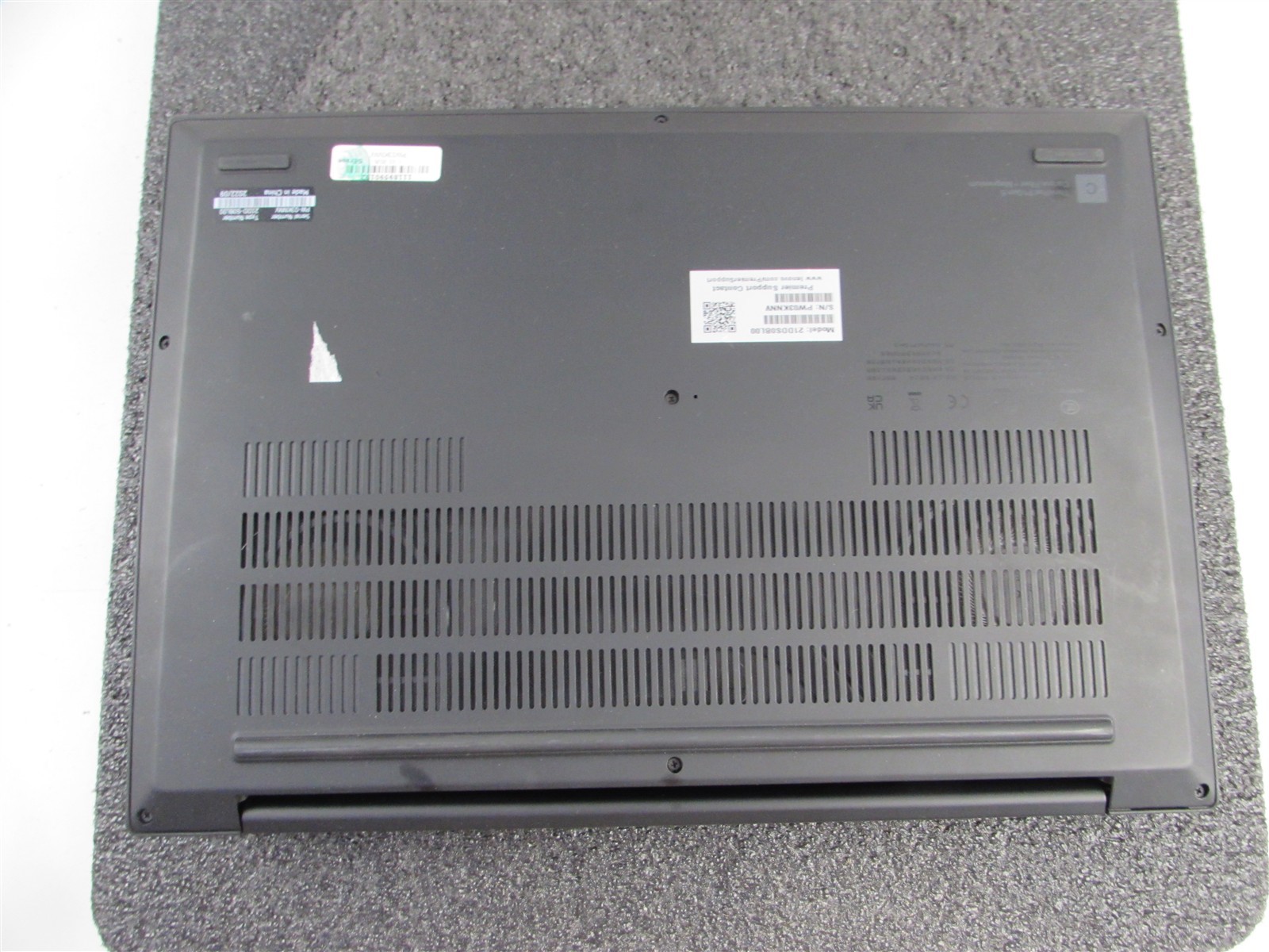 LENOVO THINKPAD P1 (GEN 5) 4K TOUCH I7-12800H NO SSD 16GB RAM RTX A1000 WIN 11