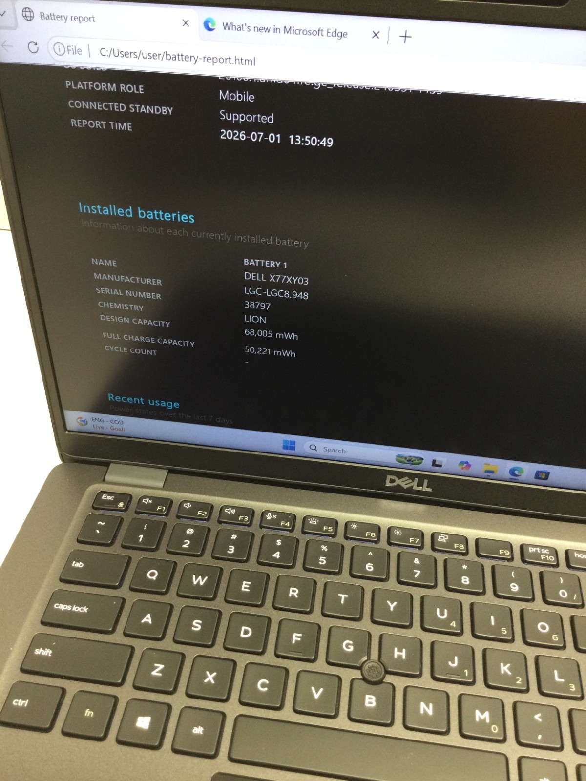 Dell Latitude 5400 14″ Core i7-8665U 1.90GHz 8GB RAM 125GB SSD win 11 pro