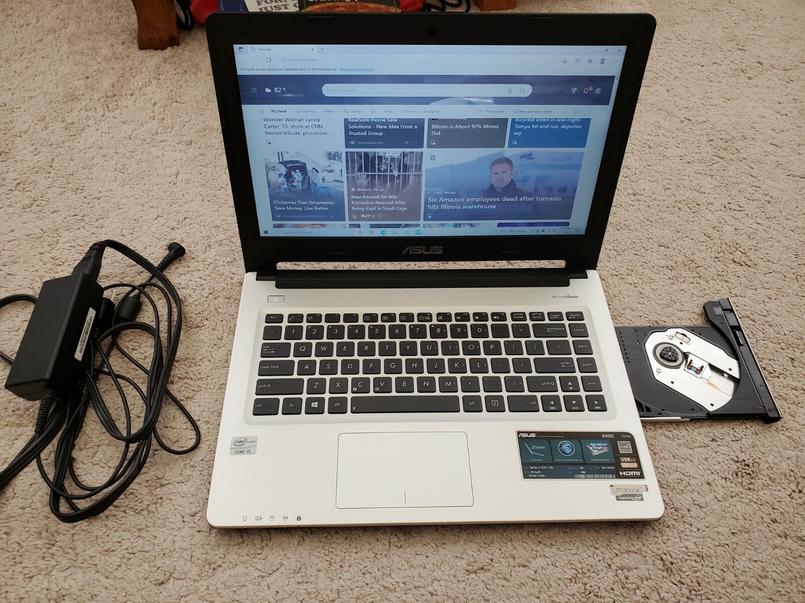 ASUS VivoBook S405CA-RH51 Intel Core i5 3317U 1.70GHz 6GB RAM 480GB SSD 14.1″