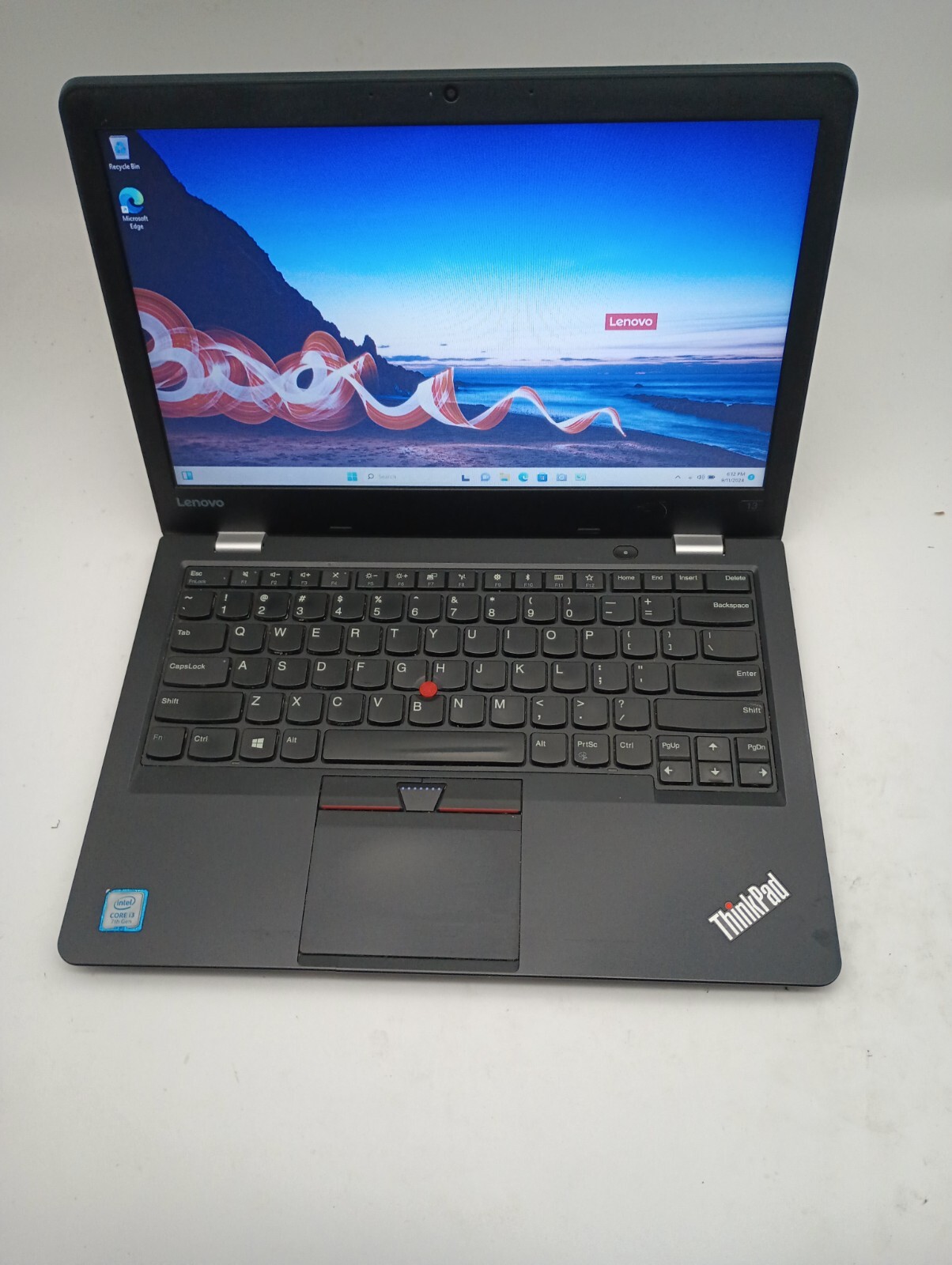 9112g ThinkPad13 Gen 2 w/charger.i3 7th gen.8GB.128GB M.2.14″.W11 Enterprise