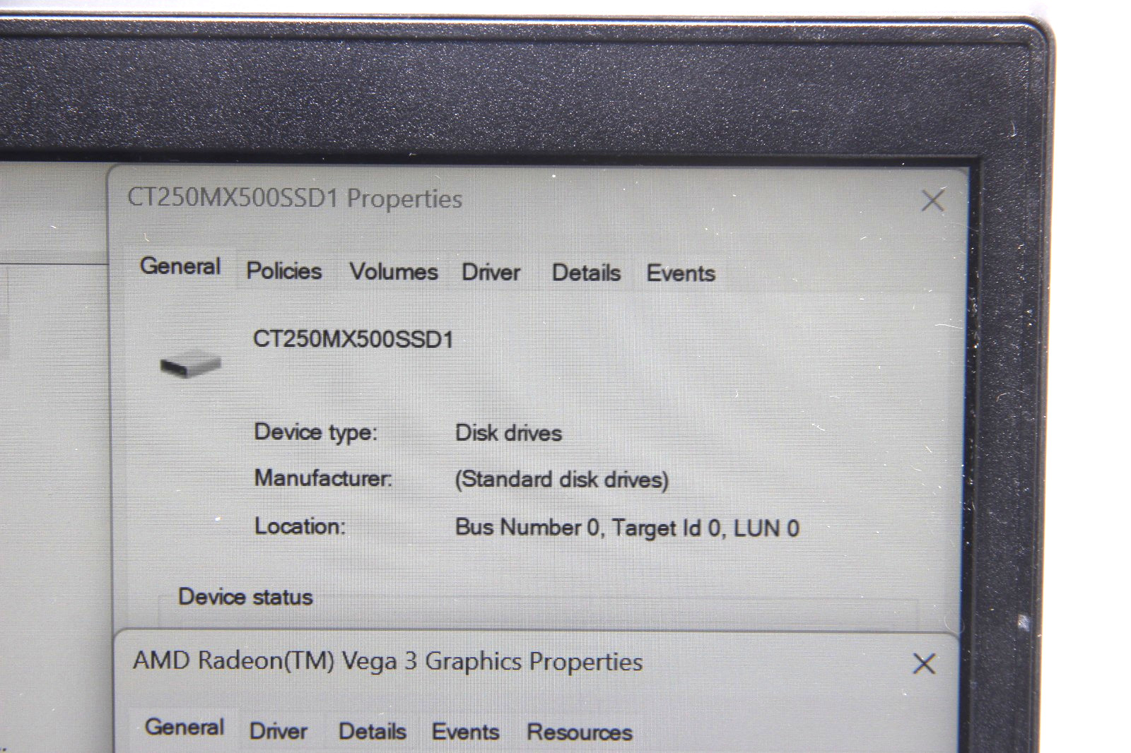 Lenovo TP E485 14″ Laptop AMD R3 2200U 8 GB RAM 250 GB SSD Win 11 No Charger