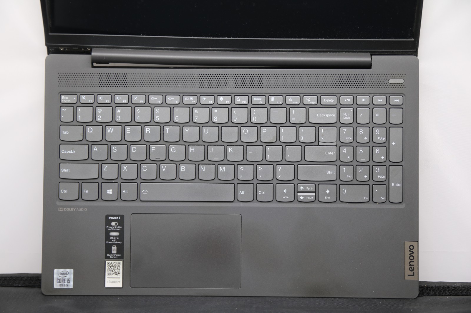 Lenovo IdeaPad 5i 15IIL05 15.6″ – i5-1035G1, No RAM No SSD, Broken Hinge