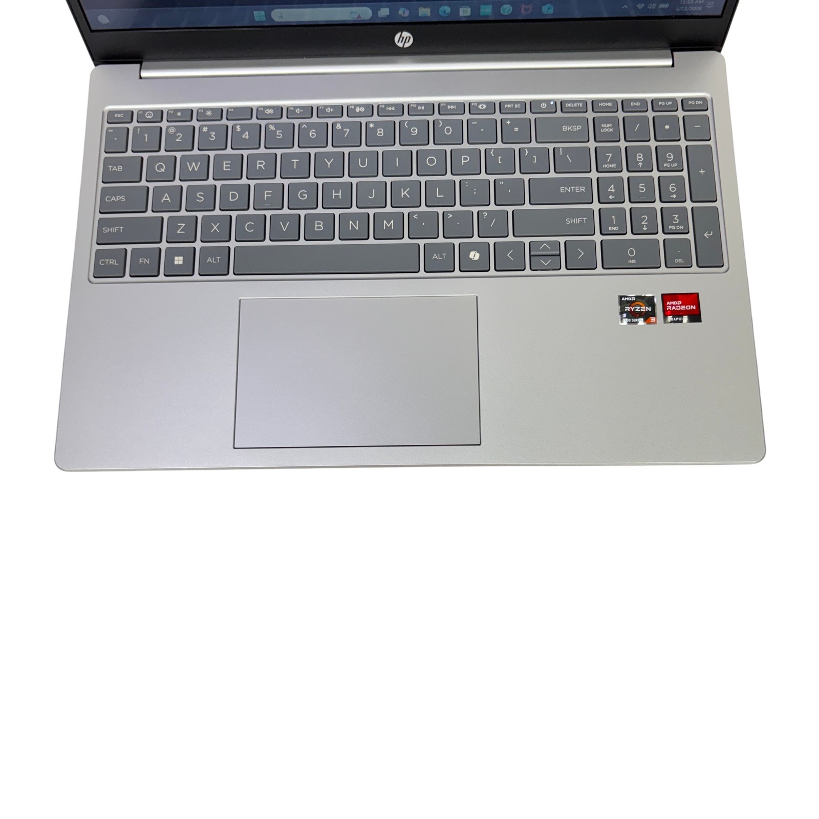 HP Laptop 15-fc0399nr Win 11 AMD Ryzen 3 7320U 2.40GHz 8GB RAM 256GB SSD 15.6″