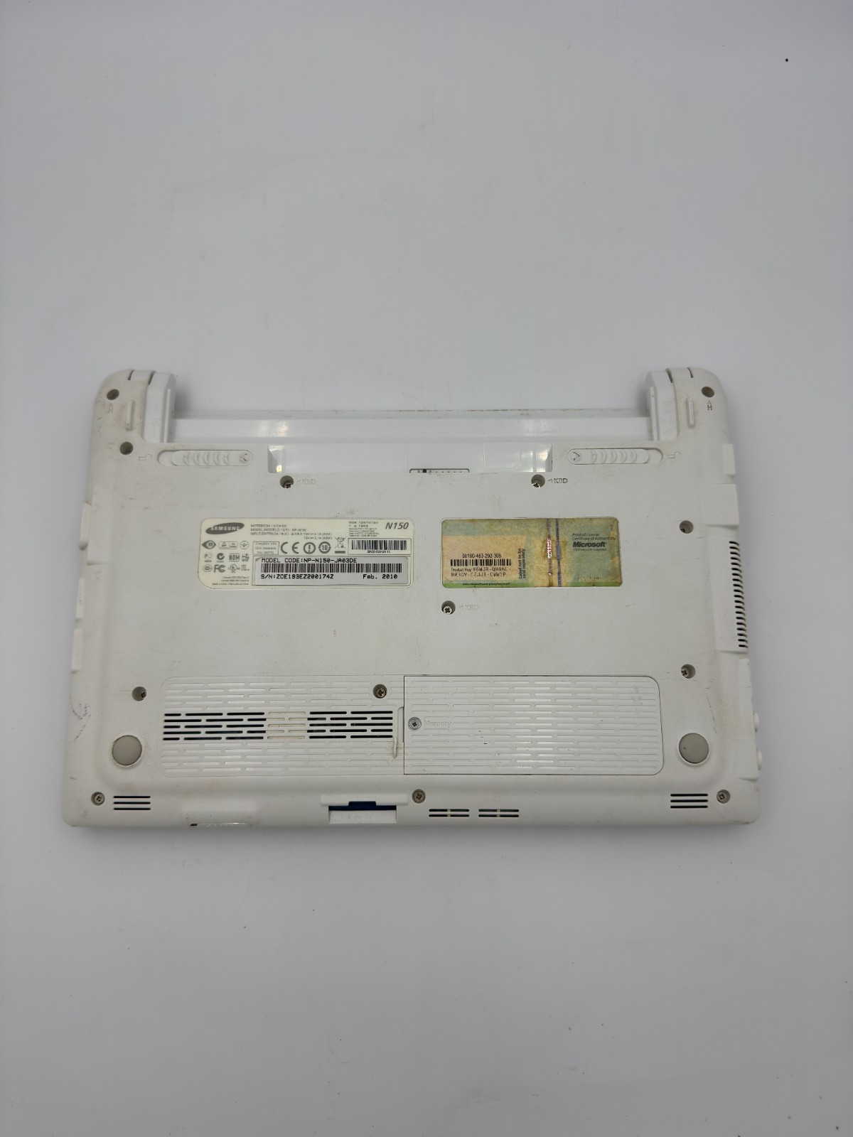 Samsung N150 Netbook Model: NP-N150 For Parts