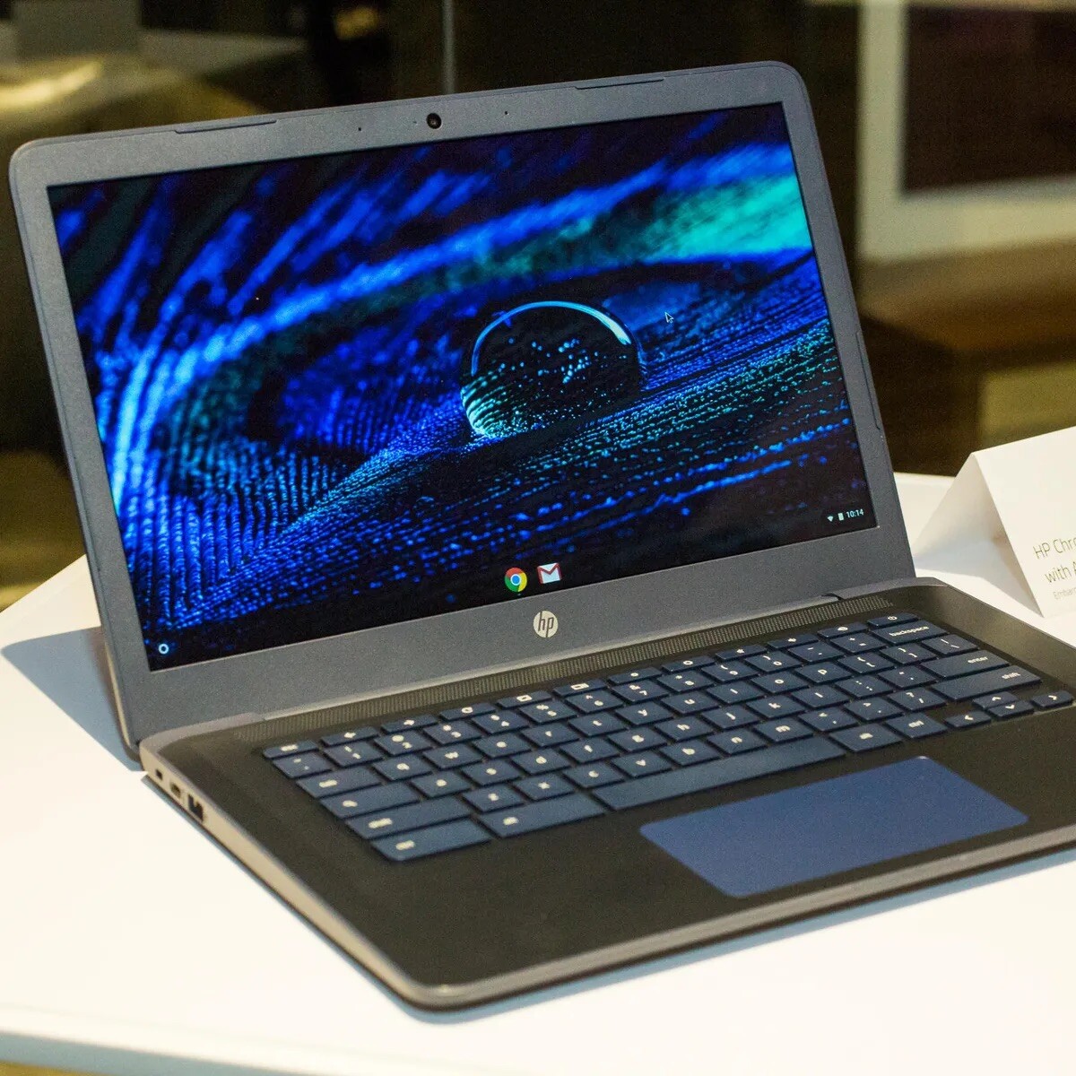 HP ChromeBook 11.6″ (32GB HDD, AMD A4, 2.40 GHz, 4GB) Laptop – Black…
