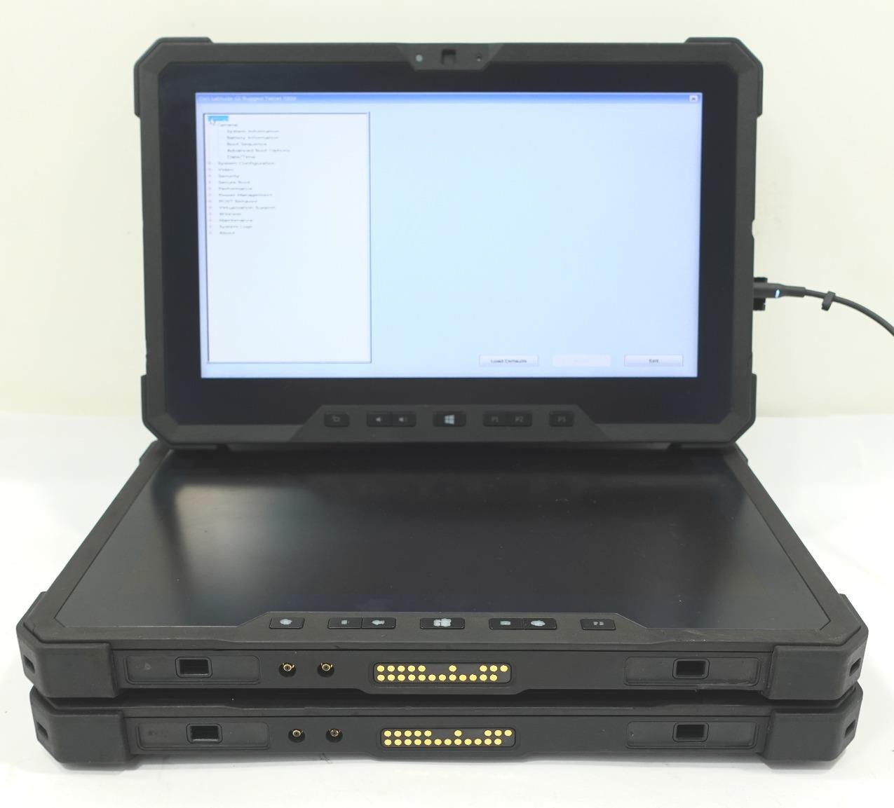 Lot 3 Dell Latitude 12 Rugged Tab 7202 11.6″ Core M-5Y71 1.20GHz 8GB No SSD