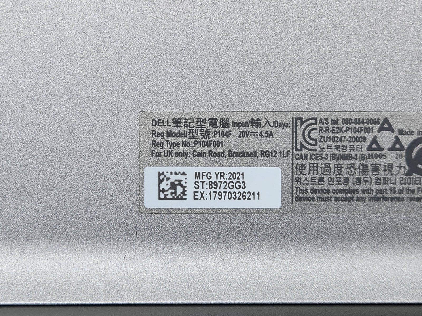 Dell Precision 3560 i7-1185G7 3.0GHz 16GB 512GB SSD Nvi. T500 EXCELLENT BATTERY~
