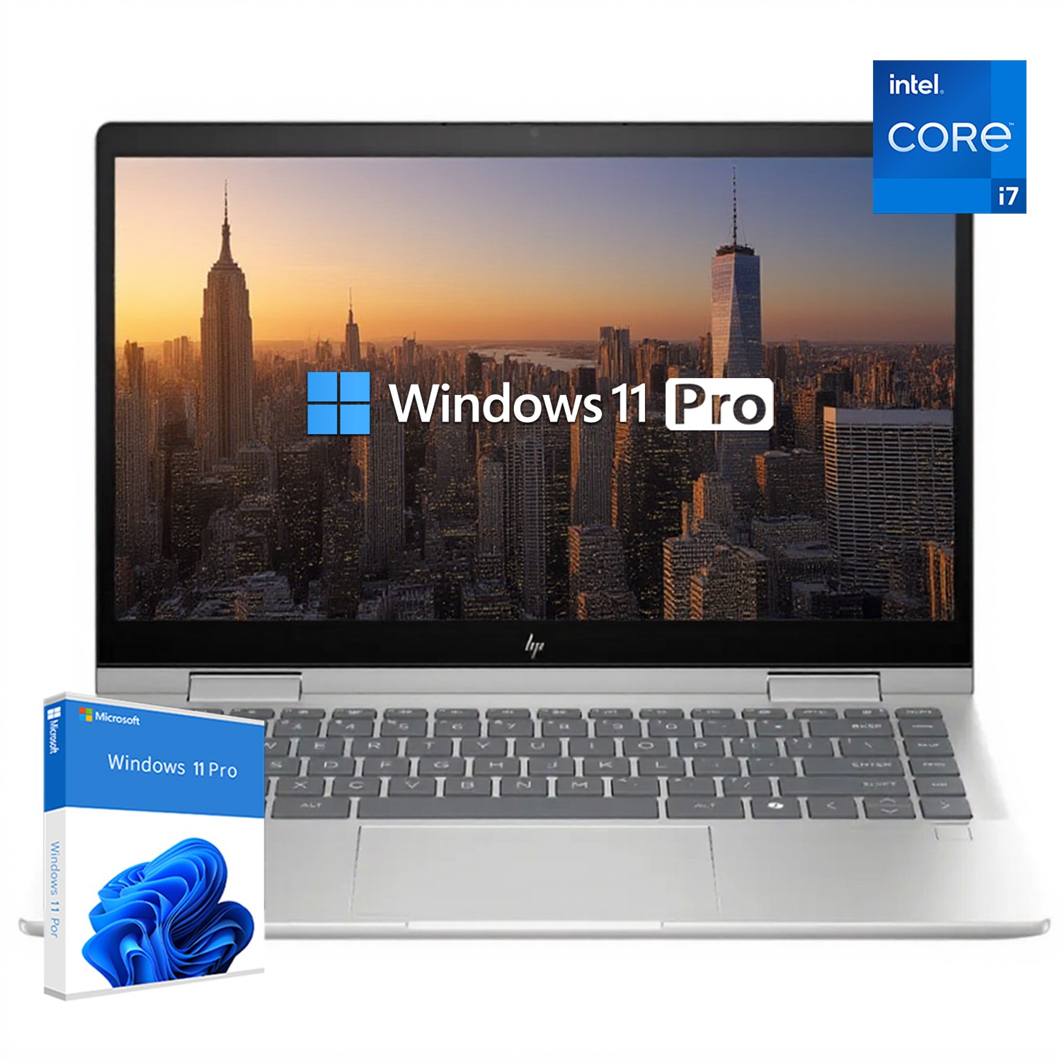HP 15.6″FHD Touch Laptop,10-Core i7-1355U 5GHZ UpTo 32GB RAM 2TB SSD+W11Pro