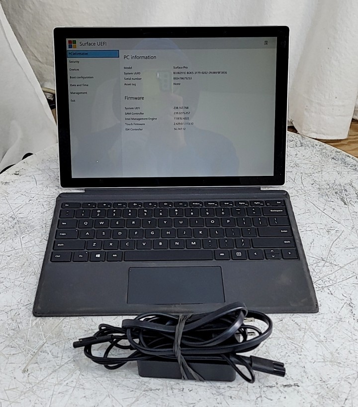 Microsoft Surface Pro 5 1796 Tablet Core I5-7300U 2.6GHz 4GB 128GB SEE NOTES