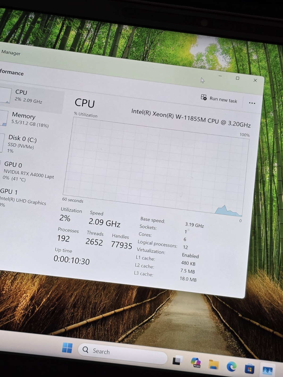 Dell Precision 7560 4K Xeon W-11855M RTX A4000 32GB 512GB Workstation – READ