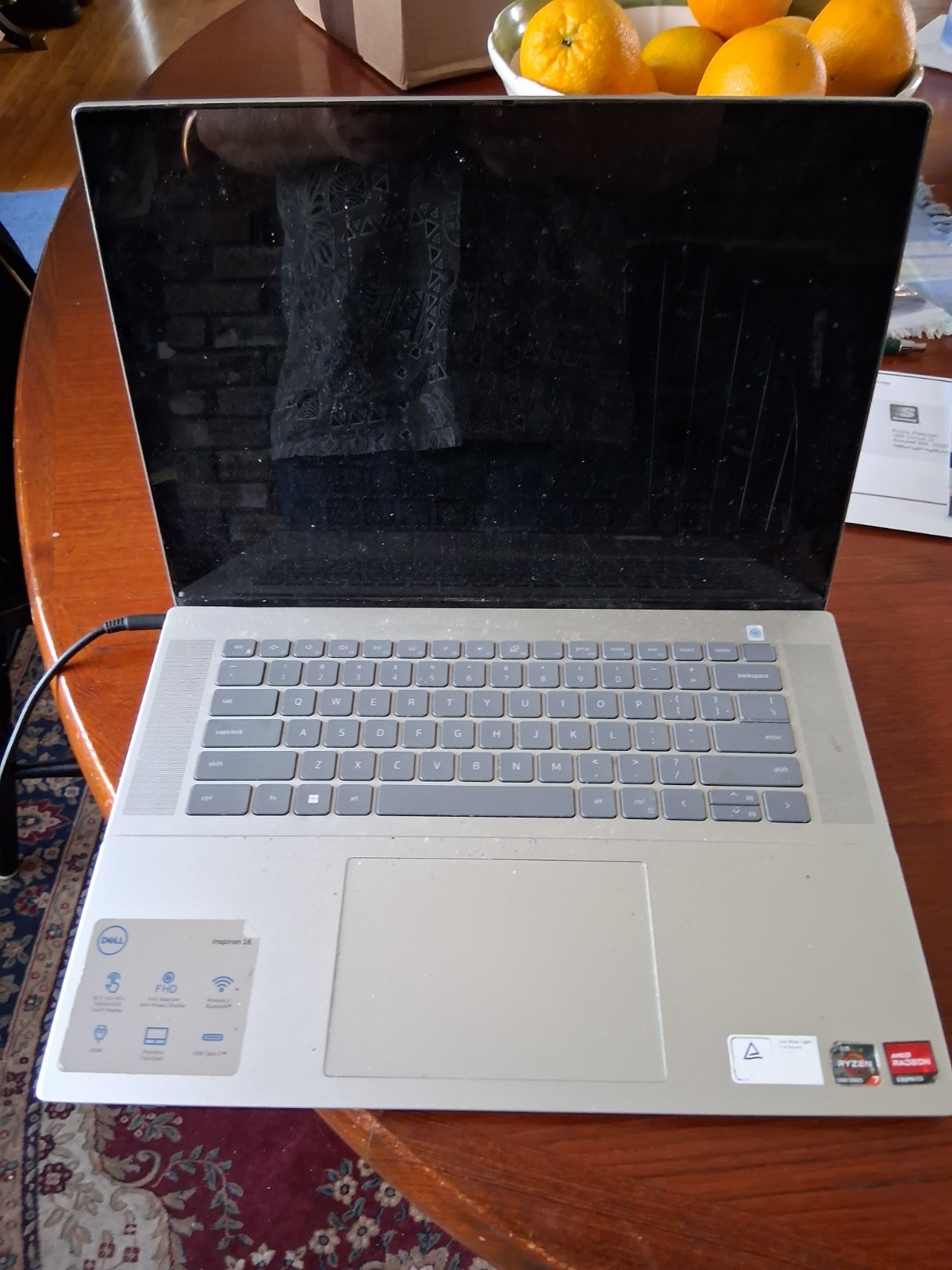 dell inspiron 16 touch screen laptop- ram upgraded from 16 ram to 32 ram