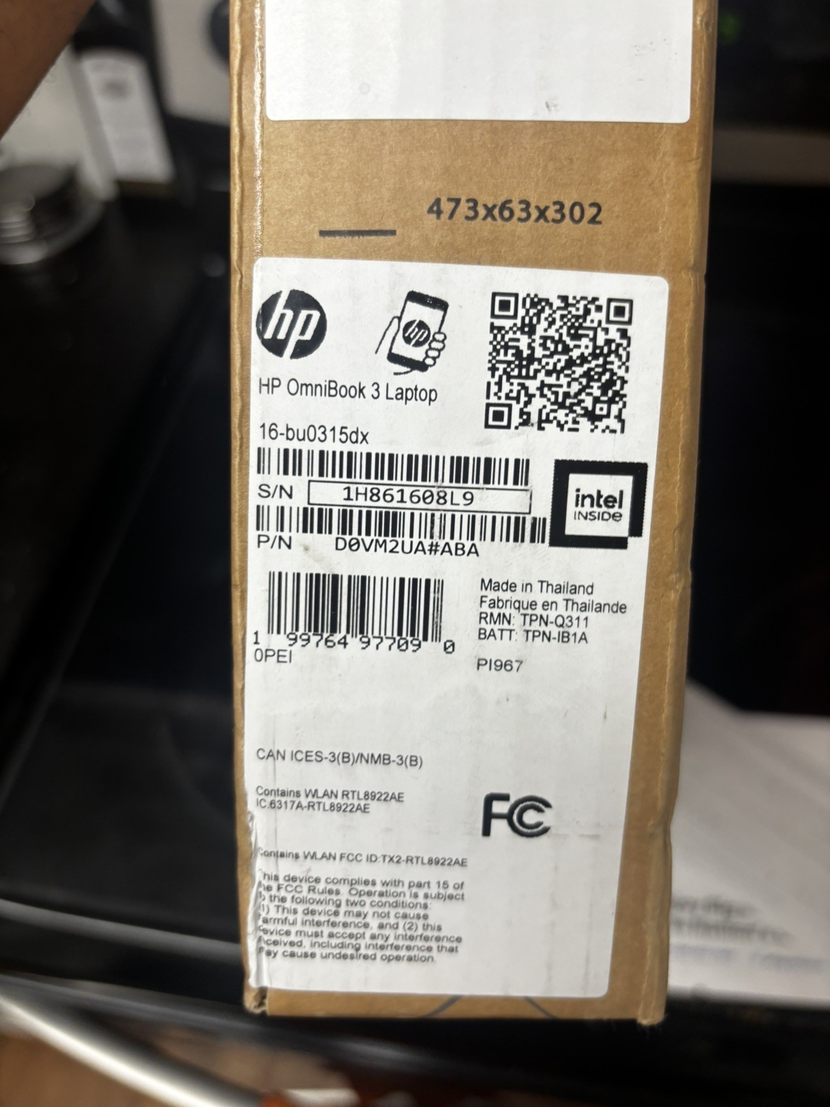 HP – OmniBook 3 16″ 2K Touchscreen Laptop – Intel Core Ultra 5 (2025) – 16GB …