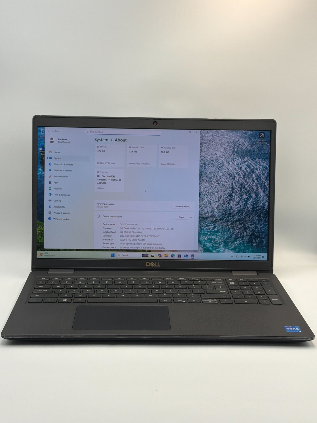 Dell Latitude 3520 (512GB, 16GB, Black, 2021)
