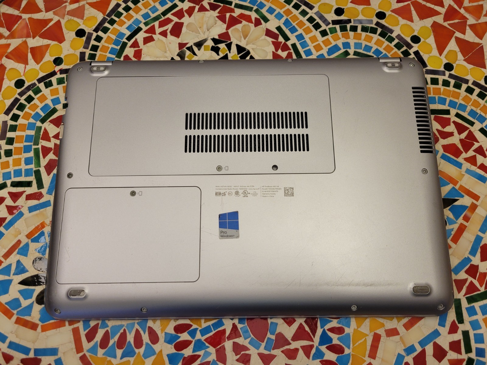 HP PROBOOK 430 G4 Intel Core i7-7500U @2.70GHz – 8GB RAM – No HDD/OS