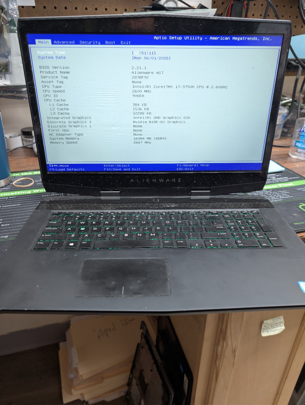 alienware m17 r1 SSD Or Hard Drive