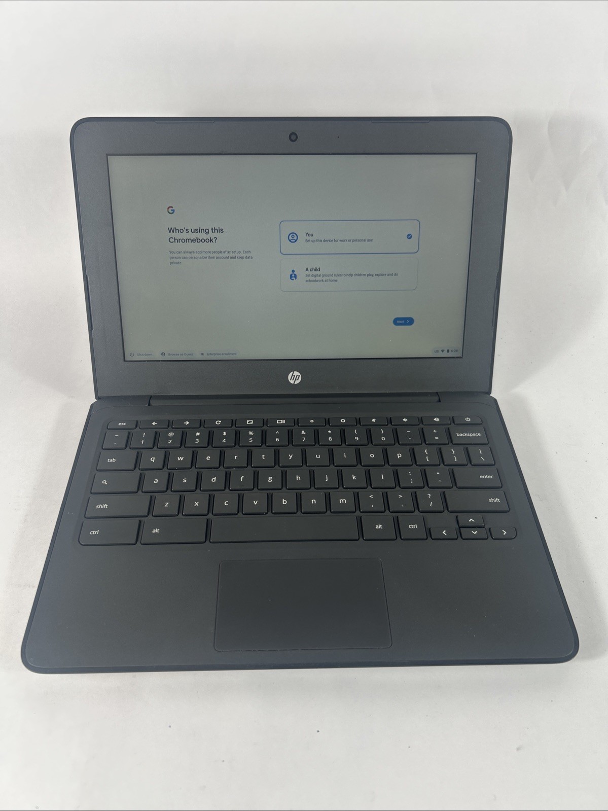HP 11 G6 EE Chromebook Intel Celeron 4GB RAM Chrome OS Laptop Grade B
