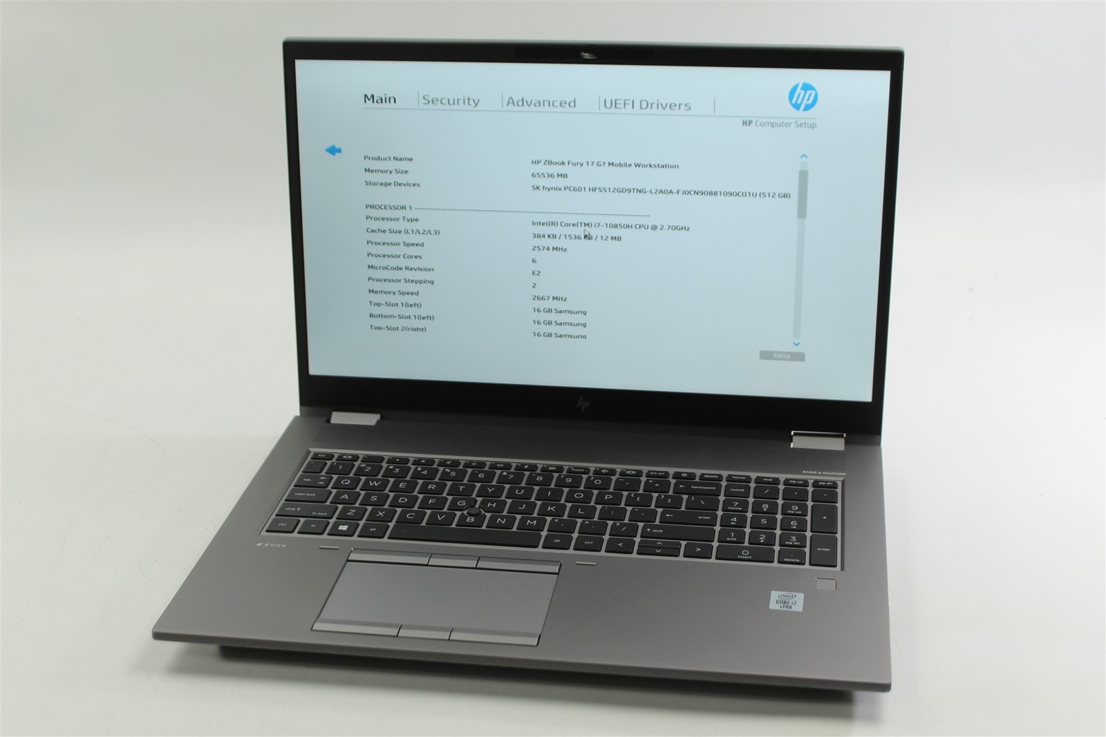 HP ZBook Fury 17 G7 17.3″ FHD i7-10850H 2.7GHz 512GB SSD 64GB RAM W11P RTX 4000