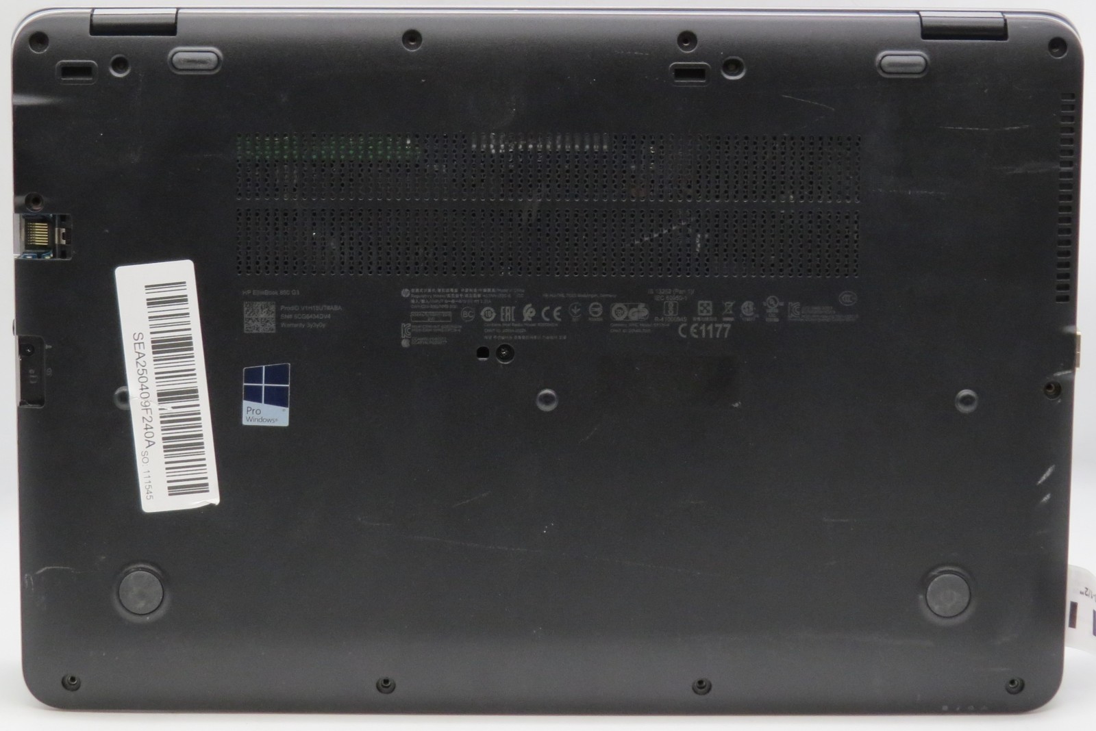 HP EliteBook 850 G3/i5-6200U @2.30GHz/8GB RAMNo Storage/No OS *READ*