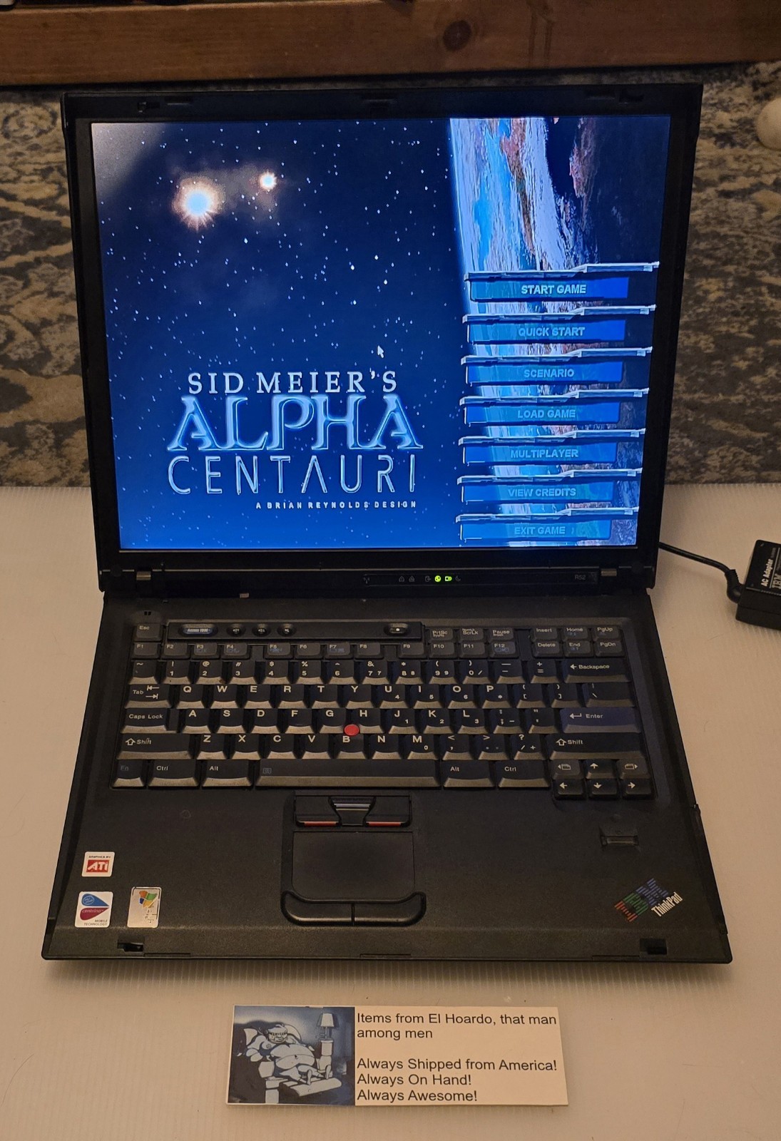 IBM Thinkpad R52 1GB Ram 60GB HDD 1.73 Ghz Pentium M Windows XP ATI Radeon X300