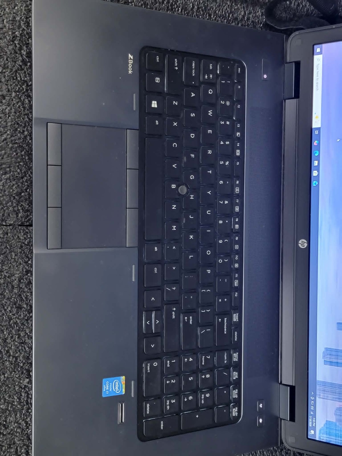 HP ZBook 17″ G2 i-7 4810MQ 2.8GHz 32GB RAM K3100M 4GB 256GB SSD 1TB HDD W1