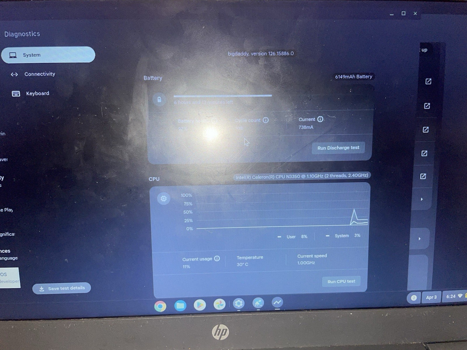 HP ChromeBook 14 128 GB Used DM for more info