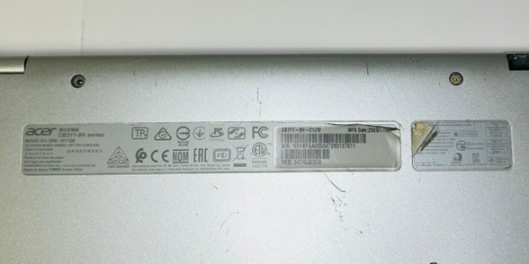 Acer Chromebook 311 CB311-9H-C1JW 11.6″ N4020 4GB 32GB ChromeOS Tested