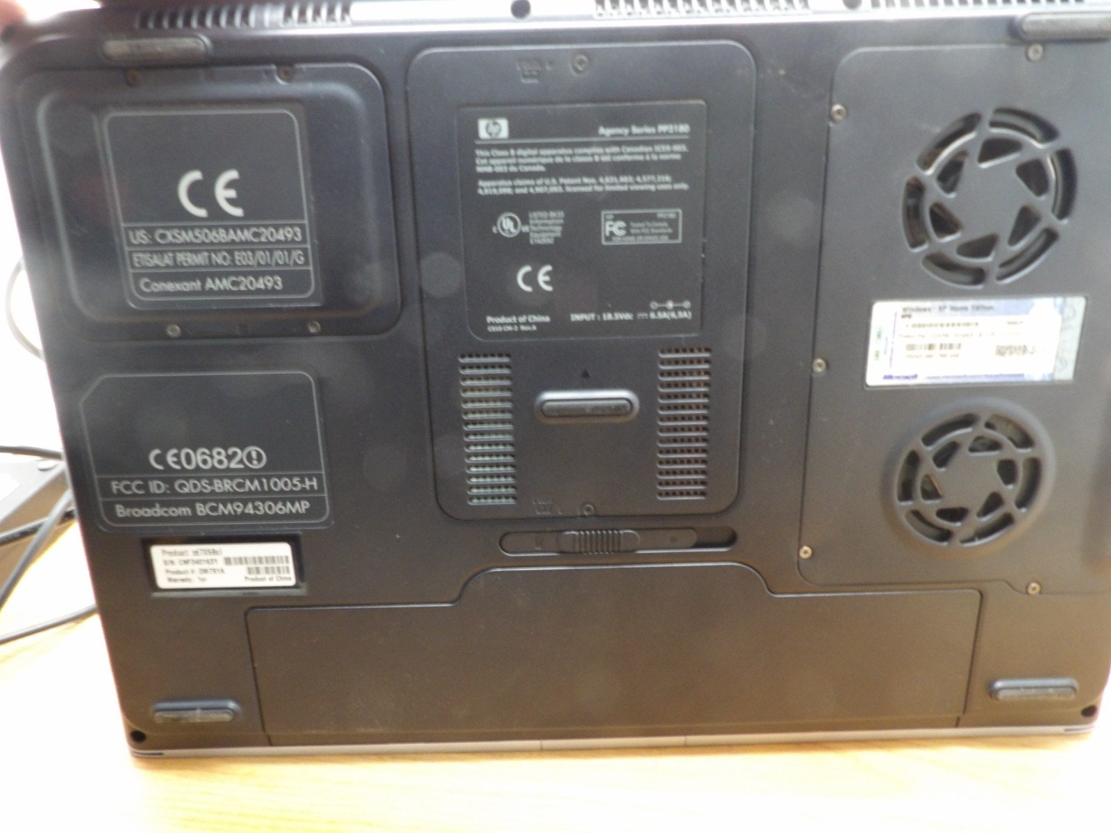 HP Pavilion zd7058cl -17.1″- Comes With Power Pack-READ!!!!! PARTS ONLY!!!!!!!!