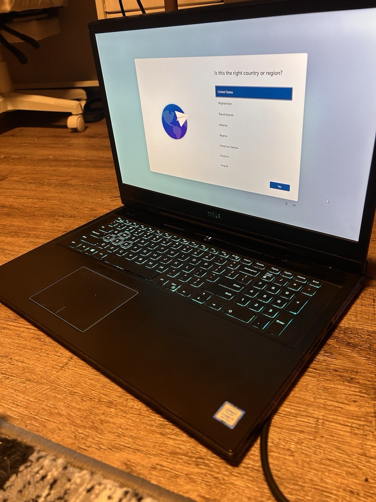 Alienware G7 Gaming Laptop Intel Core I7 -9750H 16GB RAM 512GB SSD RTX 2060 W11H